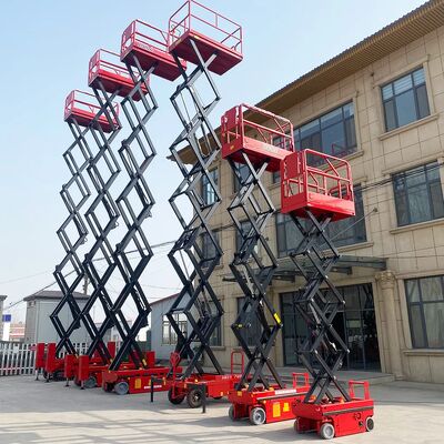 Buy Electric Self Propelled Aerial Work Platform 6m 8m Scissor Lift online manufacture