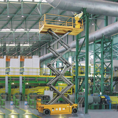 Buy 14m Lifting Height Hydraulic Electric Lift Platform Self Propelled Scissor Lift online manufacture