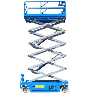 Buy Electric Mobile Scissor Lift Platform Aerial 10M Working Height 230kg Capacity online manufacture
