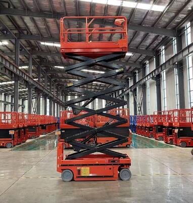 Buy Self Propelled Scissor Lift Electric Hydraulic Scissor Lift Platform 8m 10m 12m online manufacture