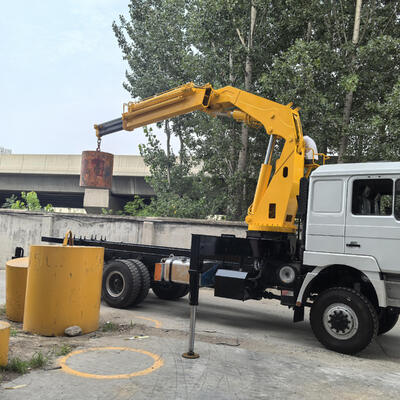 Buy 4 Ton Lift Load Foldable Telescopic Straight Boom Lift Crane online manufacture