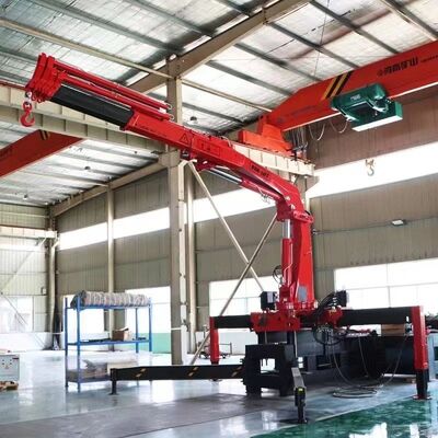 Buy 14M 500kg Capacity Hydraulic Telescoping Boom Lift Crane online manufacture