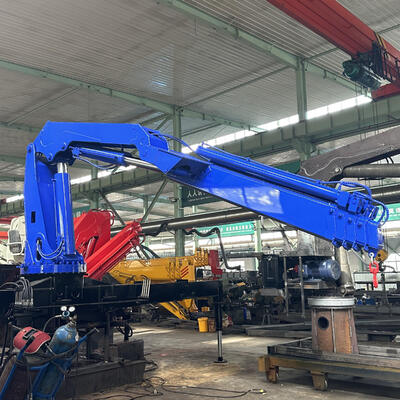 Buy Small Truck Mounted Hydraulic Crane 4 Ton 5 Ton Boom Lift Crane online manufacture