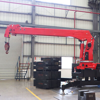 Buy 12 Ton Telescopic Arm Mobile Hydraulic Truck Mounted Crane Lifting Boom Cranes online manufacture