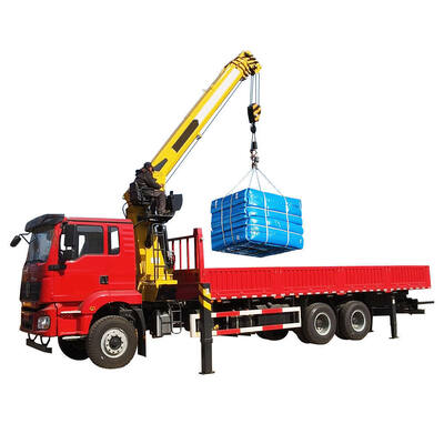 Buy 5 Ton 8 Ton Truck Mounted Cranes Straight Boom Cargo Crane online manufacture