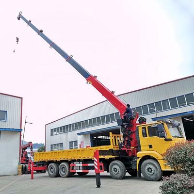 Buy 8 Ton 12 Ton Hydraulic Cargo Truck Crane Telescoping Boom Crane online manufacture