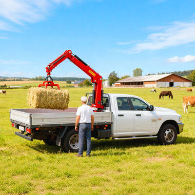 Buy 5 Ton 6 Ton Foldable Boom Crane Trucks Hydraulic Mini Lift Crane online manufacture