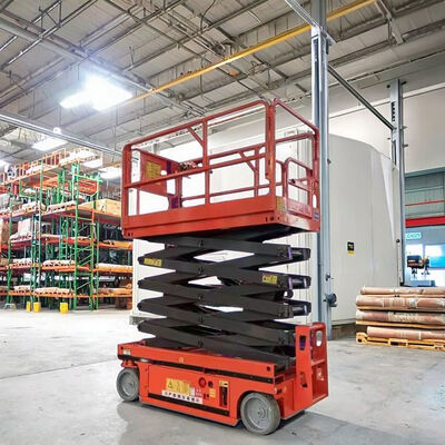 Buy 4m 6m 8m 10m 12m 320kg Hydraulic Electric Self-propelled Scissor Lift online manufacture