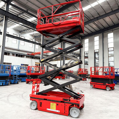 Buy Compact Scissor Lift 7m 8m Electric Hydraulic Self Propelled Scissor Lift online manufacture