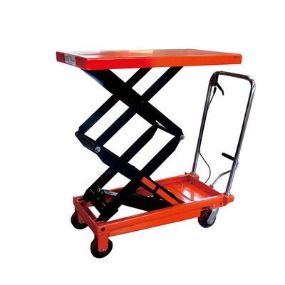 Buy Portable Lifting Platform Manual Hydraulic Small Loading Lift Vehicle online manufacture