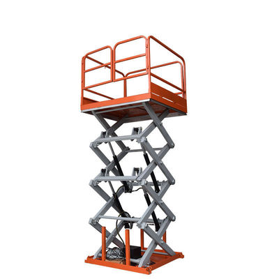 2T Double Scissor Lift Stationary Hydraulic Scissor Lift Table 2000KG