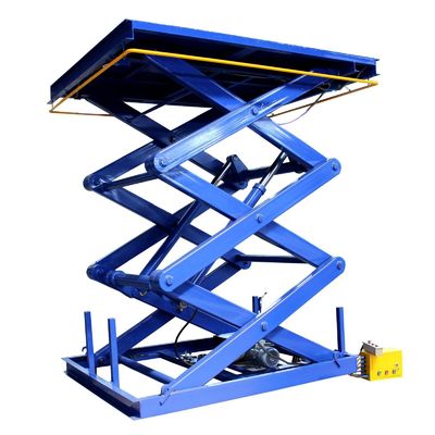 Height 4m 2000kg Hydraulic Scissor Lift Table Industrial Dual Scissor Lift