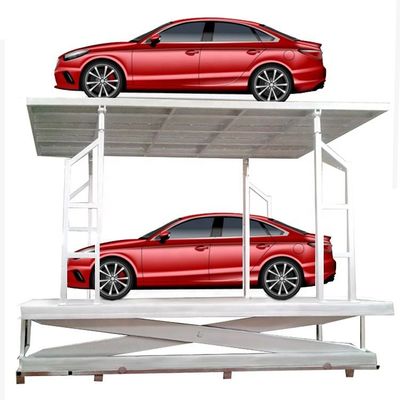 Two Car Garage Scissor Lift Motorized Hydraulic Car Platform Lift