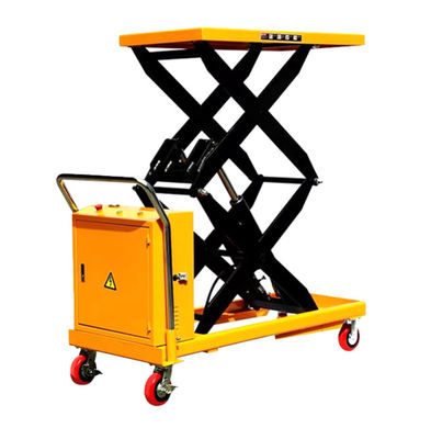 Height 1m Scissor Trolley Lift 1000KG 1 Ton Hydraulic Table Trolley