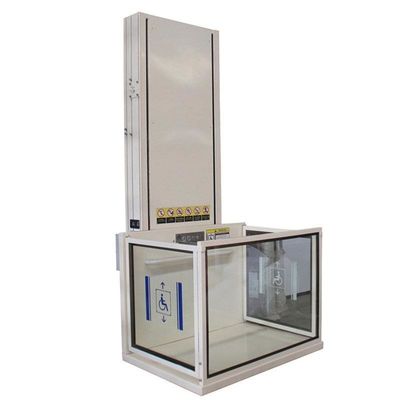 Old People Vertical Wheelchair Lift Outdoor Indoor Barrier Free Lift