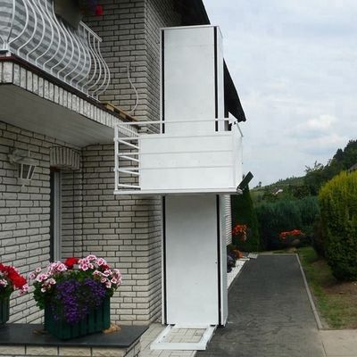 Outdoor Disabled 6.5m Residential Vertical Platform Lift For Wheelchair