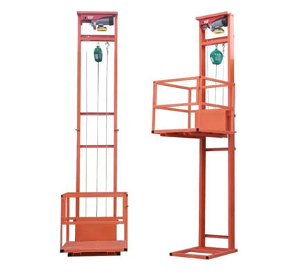 3m-10m 500kg Residential Cargo Elevator Hydraulic Vertical Goods Lift