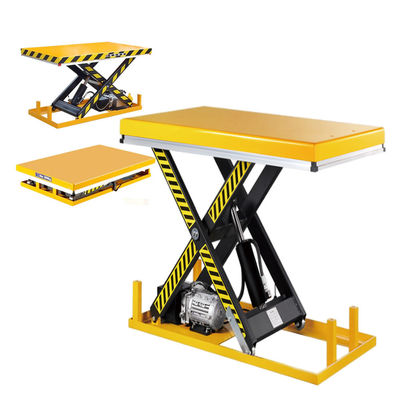 Cargo Small Electric Scissor Lift Table 2000kgs 1.4m Compact Lift Table