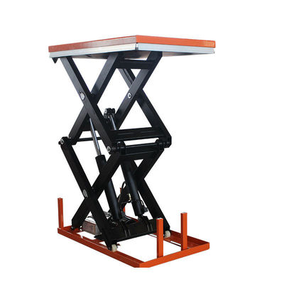 3.5m 1000kg Stationary Scissor Lift Table Hydraulic Double Scissor Lift Table