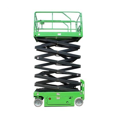 450kgs Scissor Lift Self Propelled 6m Mobile Hydraulic Lift Green