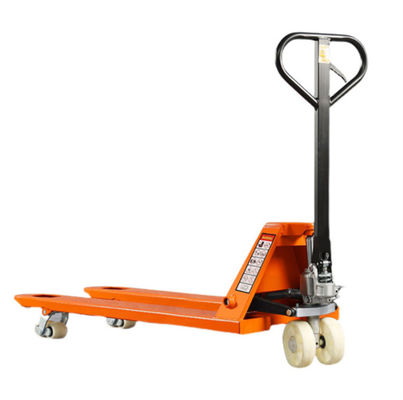 Orange Manual Forklift 2 Ton Capacity Hydraulic Hand Pallet Truck