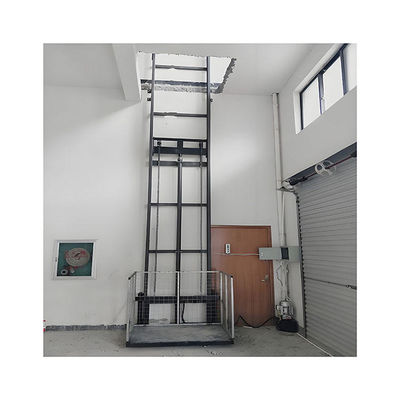 Wall Mounted Electric Cargo Elevator Small Goods Lift Table 3m - 10m For Warehouse