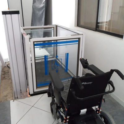 1m 2m Outdoor Indoor Wheelchair Elevator Hydraulic Lift For Disabled