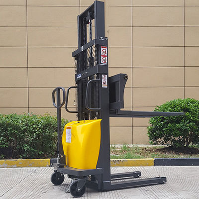 1000kg 2.5m 3m Battery Operated Pallet Stacker 1 Ton Electric Forklift Stacker