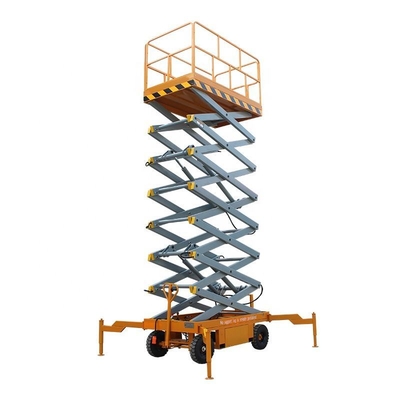 6m 500kg Hydraulic Mobile Scissor Lifting Platform Aerial Lift Platform