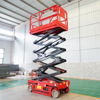 6 - 14m Self Propelled Scissor Lift Equipment Aerial Work Platform