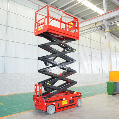 10m Self Propelled Scissor Lift 450kg Electric Hydraulic Platform