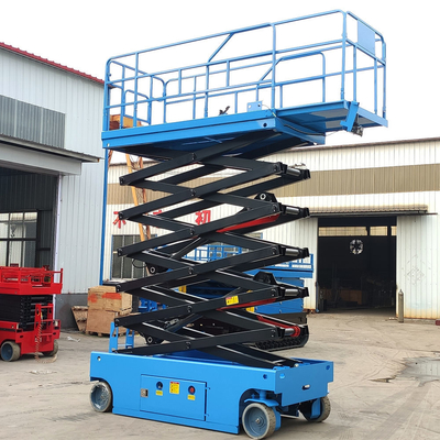 6m Hydraulic Self Propelled Scissor Lift Mobile Aerial Work Lift Platforms