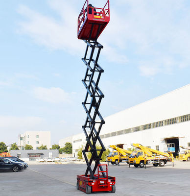 14m Self Propelled Electric Scissor Lift Hydraulic Mobile Lifting Platform