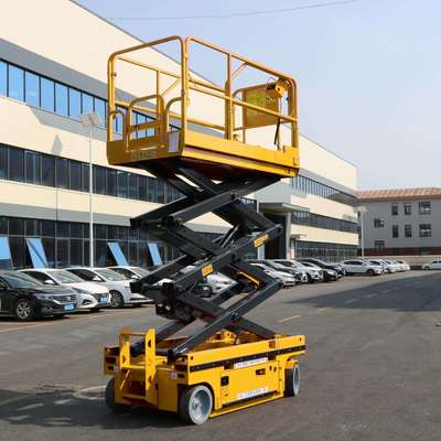 Electric Aerial Work Platform 6m 8m 10m Self Propelled Scissor Lift