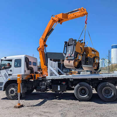 10 Ton Truck Mounted Cranes Foldable Boom Lift Crane
