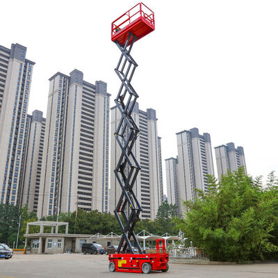 14m 230kg Aerial Work Lift Platform Electric Hydraulic Self Propelled Scissor Lifts
