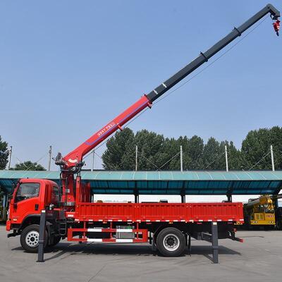 5 Ton 8 Ton 10 Ton Hydraulic Telescopic Boom Truck Mounted Lift Crane