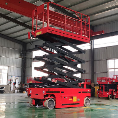 Self Propelled Hydraulic Scissor Lift 6m - 16m Working Lifting Platform