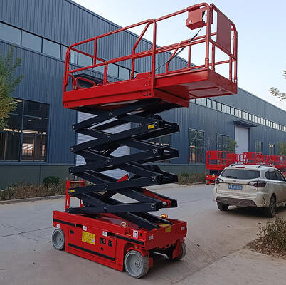 Battery Powered Lift Tables Mobile Electric Self Propelled Hydraulic Scissor Lift Platform