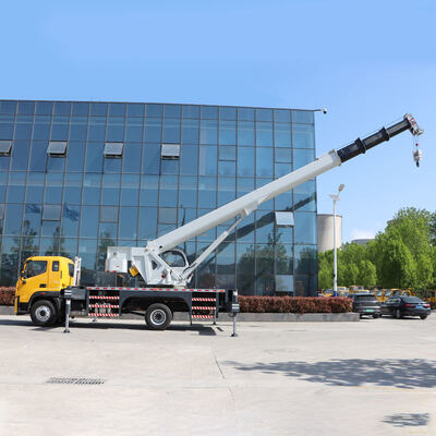 10 Tons Telescopic Boom Truck Mounted Crane Mobile Lifting Cranes