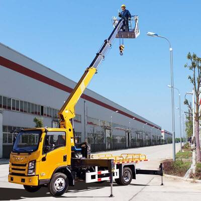 8 - 12 Ton Hydraulic Lifting Crane Small Straight Arm Truck Cranes