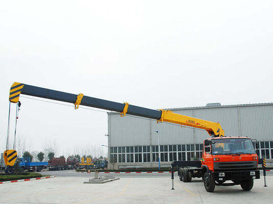 Truck Mounted Crane 10 Ton Hydraulic Telescopic Arm Lifting Crane