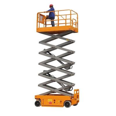 10m 320kg Electric Aerial Work Platform Hydraulic Scissor Lift