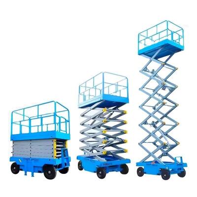 Max 14m Height Electric Mobile Scissor Lift Self Propelled Hydraulic Lift Platform