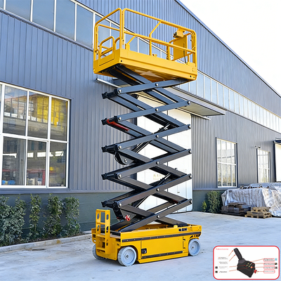Electric Scissor Lifter 8m Lifting Work Platform For Warehouse Use
