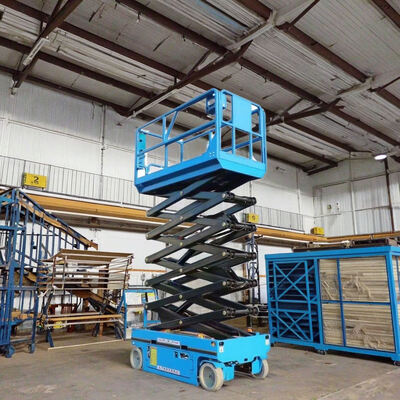 450kg 10m Warehouse Use Hydraulic Electric Self Propelled Scissor Lift
