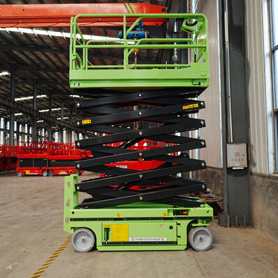 8m 10m Hydraulic Aerial Lifting Platform Scissor Lift Elevator For Warehouse