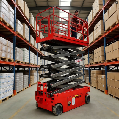 6m 8m 10m 12m Self Propelled Scissor Lift Elevator Hydraulic Aerial Lifting Platform