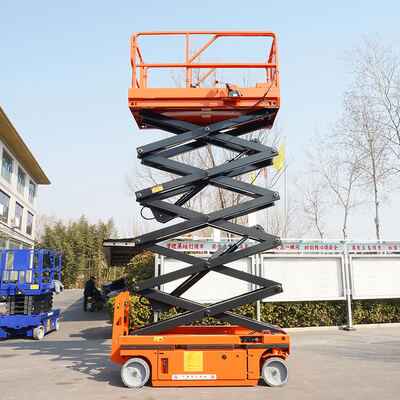 7.8m Small Hydraulic Electric Scissor Lifting Platform For Aerial Work