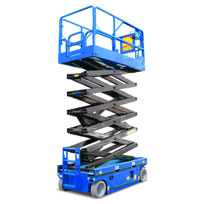 8m 10m 12m Self Propelled Scissor Lift Hydraulic Aerial Lifting Platform For Outdoor Work